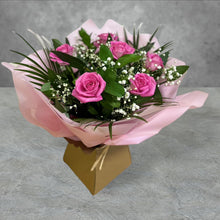 Load image into Gallery viewer, 6 Pink Roses Bouquet.