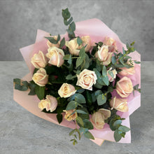 Load image into Gallery viewer, 18 Pink Roses Bouquet.
