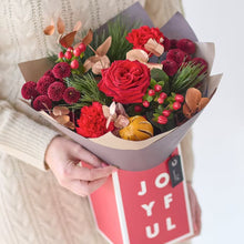 Load image into Gallery viewer, Joyful Christmas bouquet.