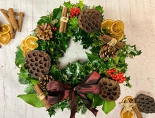 Load image into Gallery viewer, Fresh Christmas Door Wreath
